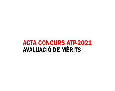 Acta Concurs  ATP·2021