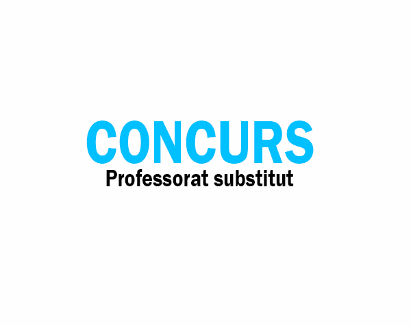 CONCURS. Professorat Substitut ATP-740