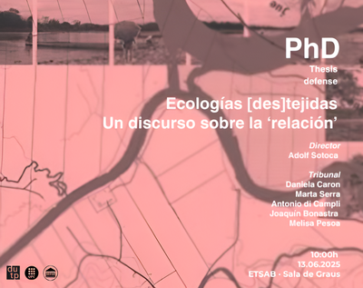 Defensa tesi doctoral: Ecologías (des)tejidas. Un discurso sobre la ‘relación’.