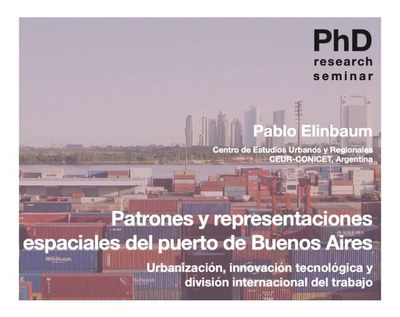 PATRONS I REPRESENTACIONS ESPACIALS DEL PORT DE BONS AIRES: Urbanització, innovació tecnològica i divisió internacional del treball