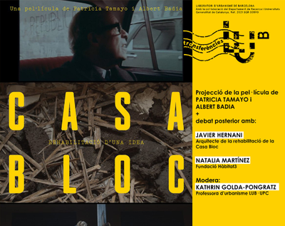 PROJECCIÓ: Casa Bloc: Pel·lícula de Patricia Tamayo i Albert Badia