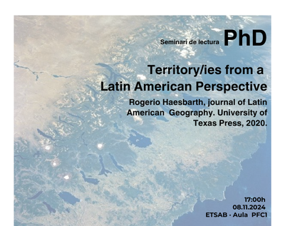 SEMINARI DE LECTURA: Territory/ies from a Latin American Perspective