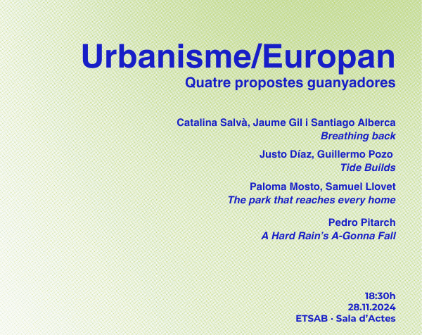 URBANISME/EUROPAN. Quatre propostes guanyadores