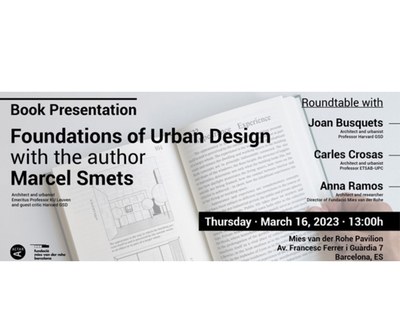 BOOK PRESENTATION and ROUND TABLE.  Foundations of urban design