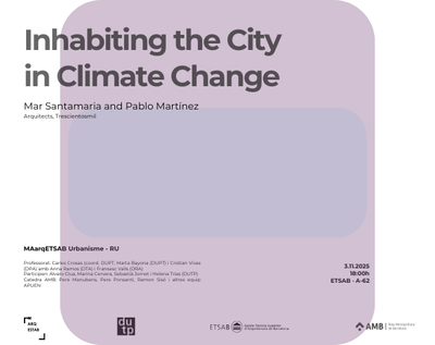 Inhabiting the City in Climate Change