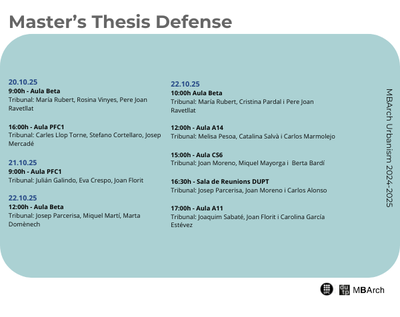 Master's Thesis Defense