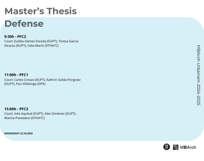 Master's Thesis Defense